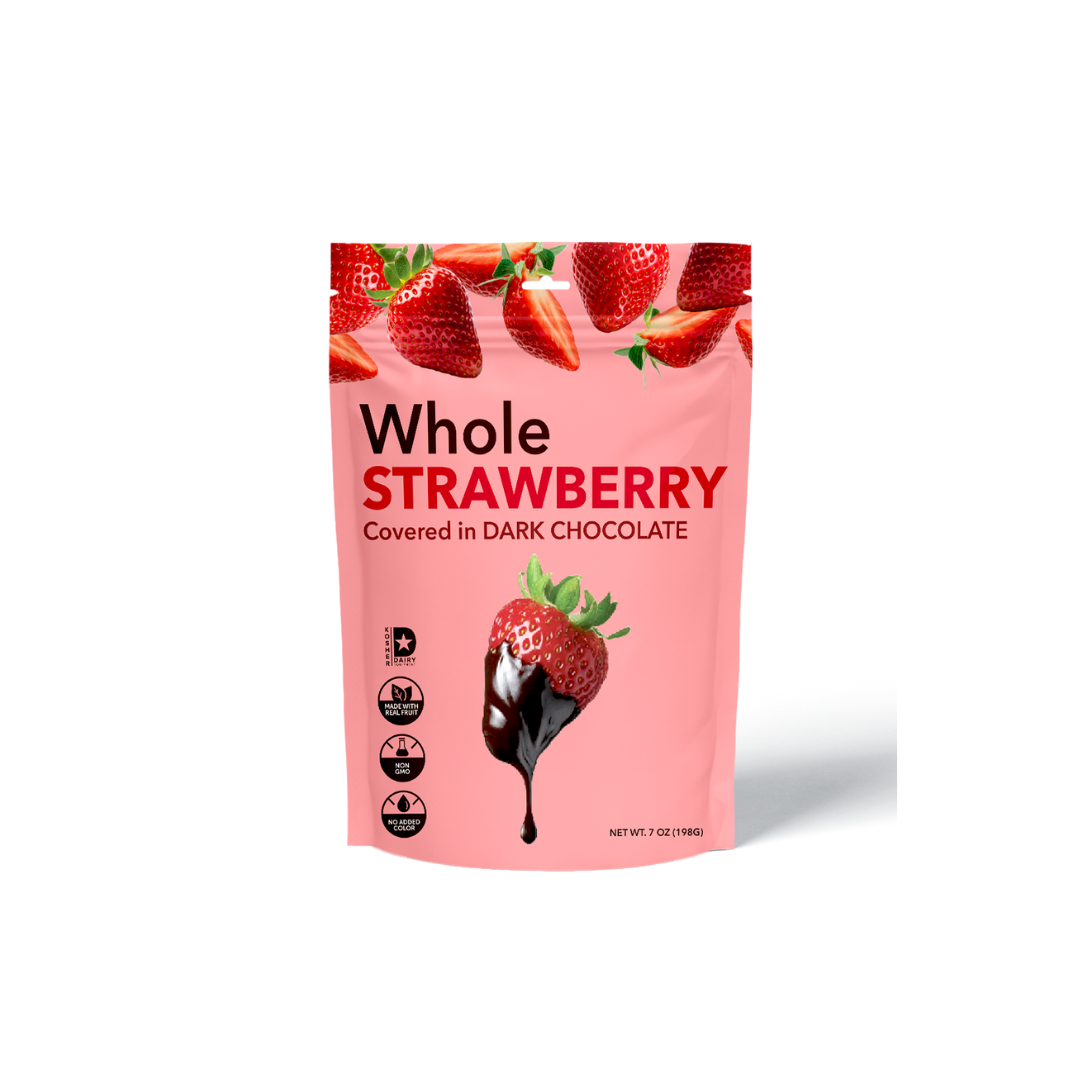 Whole Strawberry Covered in Dark Chocolate – Life plus style gourmet