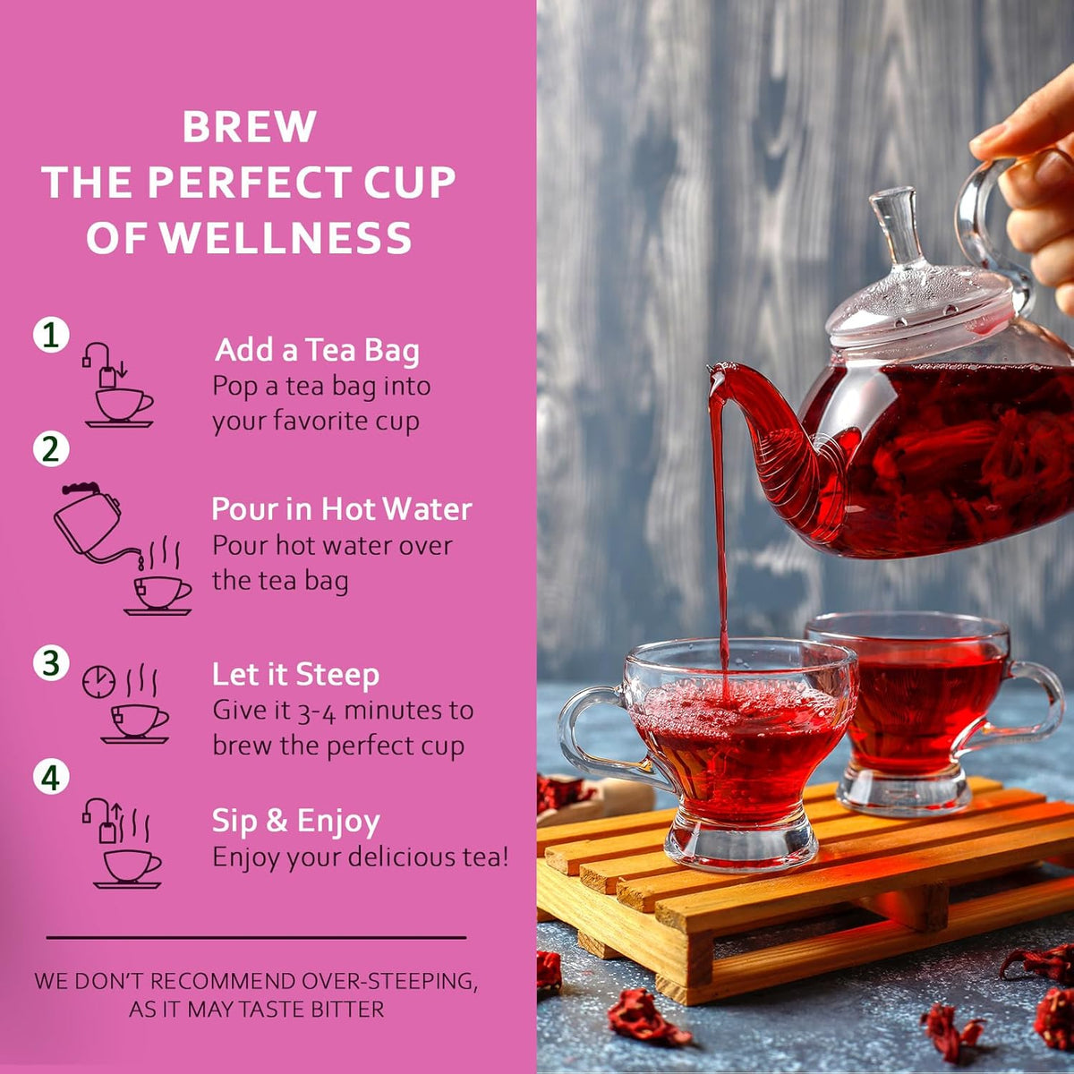 Pagoda Garden - Rosehip Hibiscus Green Tea