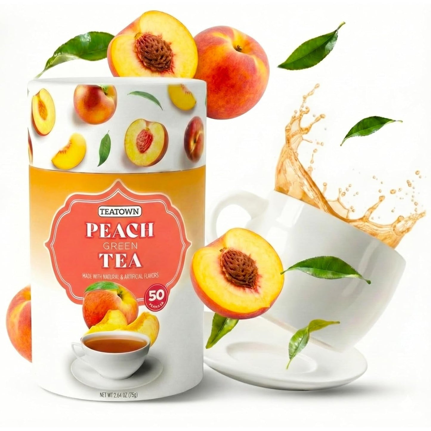 Tea Town Peach Green Tea