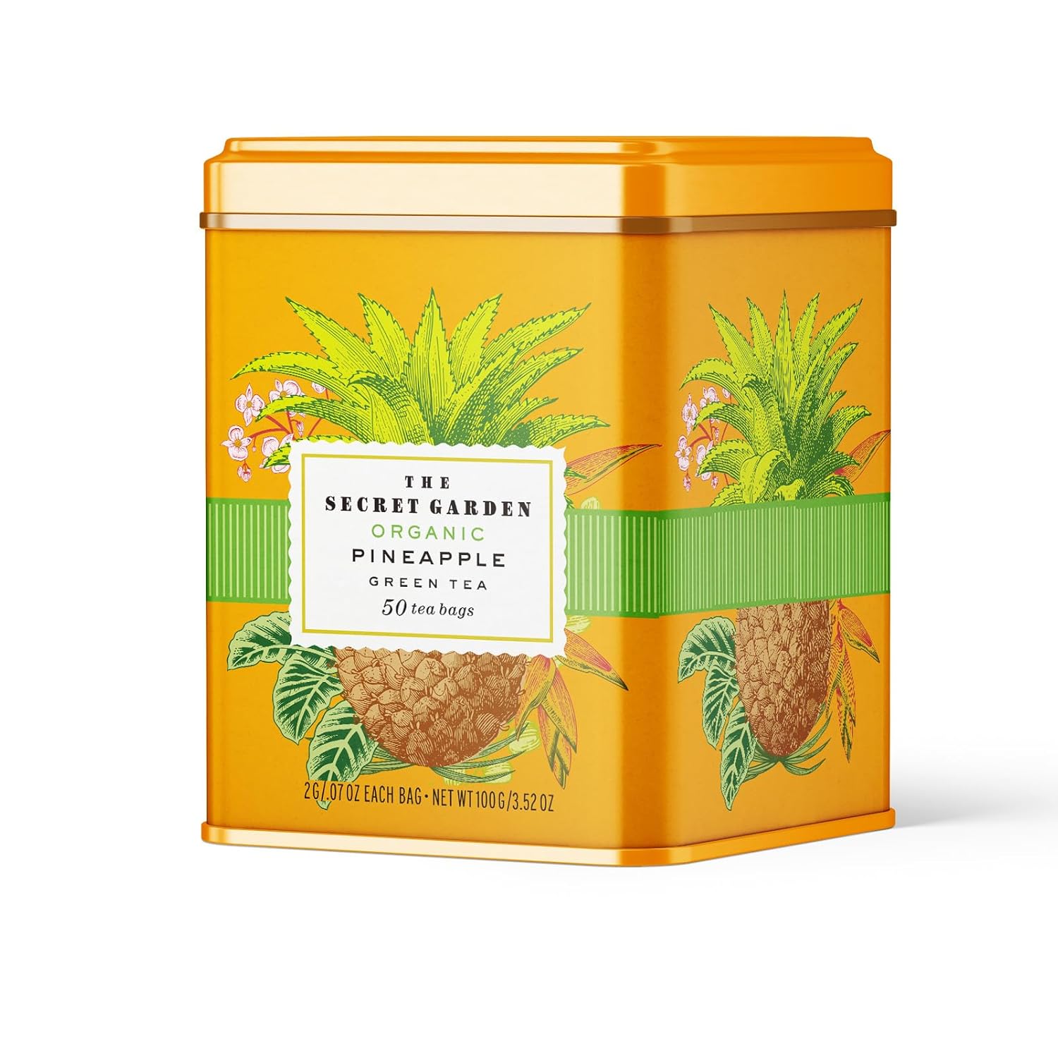 pineapple tea for plants The Secret Garden Organic Pineapple Green Tea