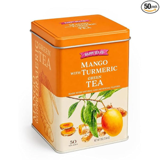 Happy Tea Company Mango with Turmeric Green Tea