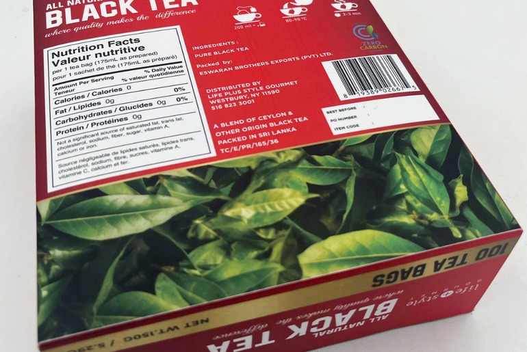 Life Plus Style Gourmet Black Tea - 100 tea bags