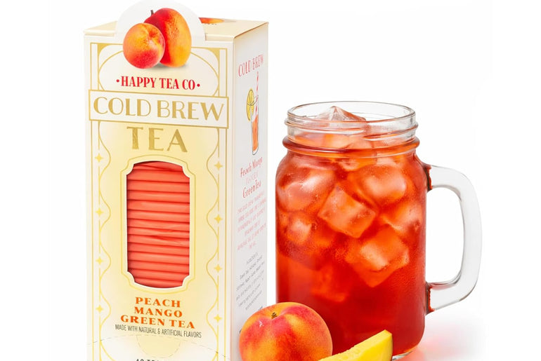 Happy Tea Company Peach Mango Cold Brew Tea