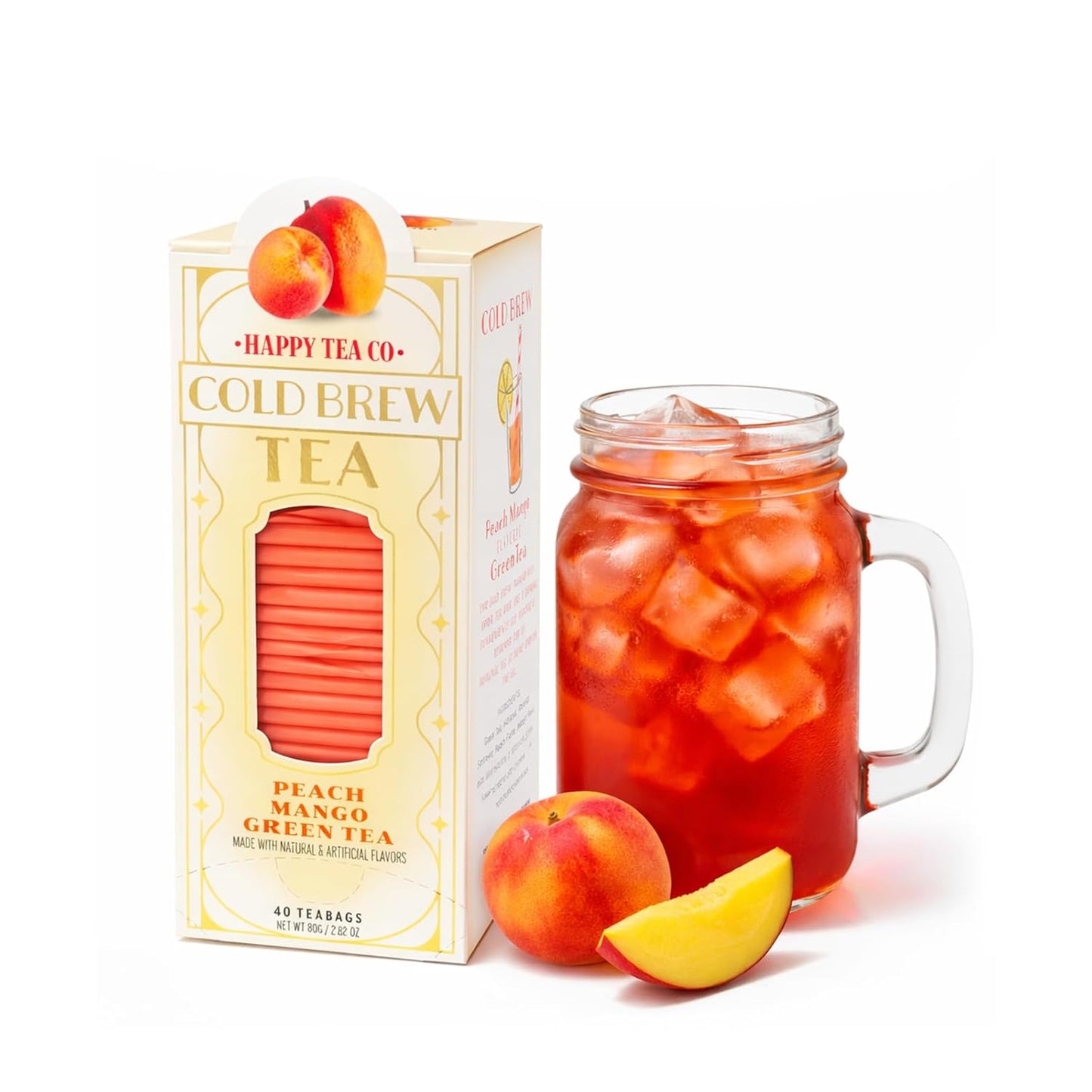 Happy Tea Company Peach Mango Cold Brew Tea