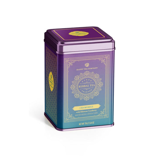Happy Tea Company Chamomile Herbal Tea with Hibiscus