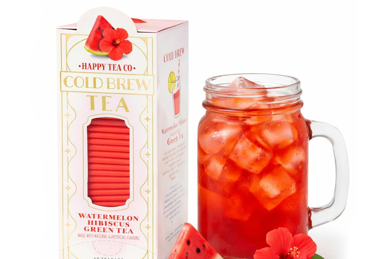 Happy Tea Company Watermelon Hibiscus Cold Brew Tea