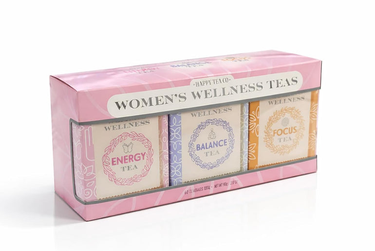 Happy Tea Company Women’s Wellness Tea Set 60 Tea Bags