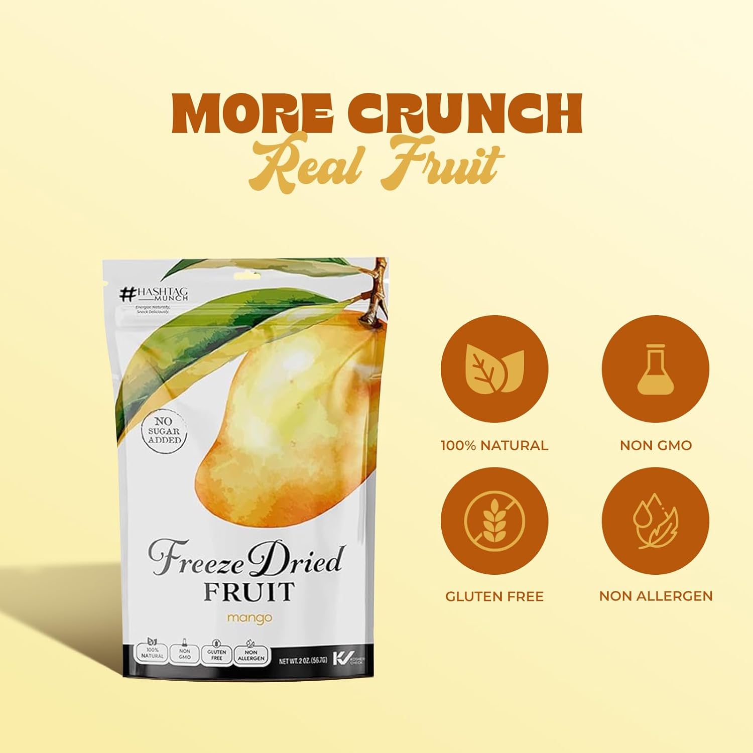 Freeze Dried Mango - No Sugar Added