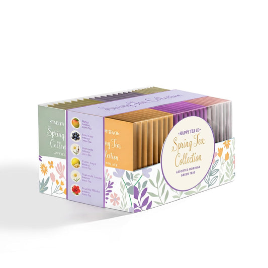 Happy Tea Company Spring Tea Set Collection 48 Tea Bags