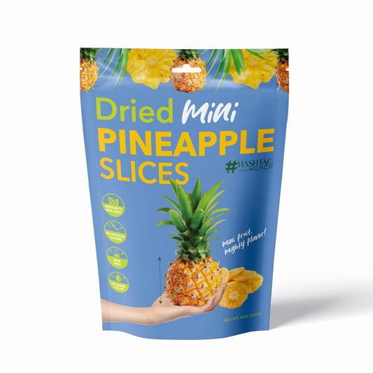 Hashtag Munch Dried Mini Pineapple Slices