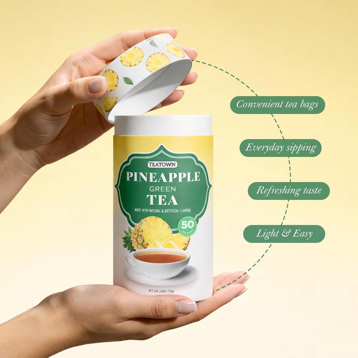 Tea Town Pineapple Green Tea