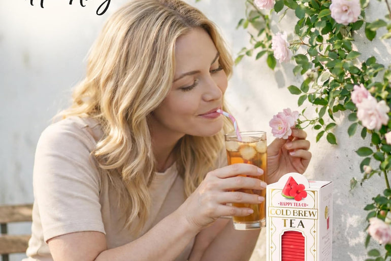 Happy Tea Company Watermelon Hibiscus Cold Brew Tea