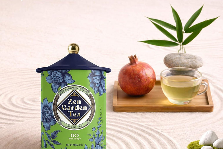 Zen Garden Pomegranate Hibiscus Green Tea