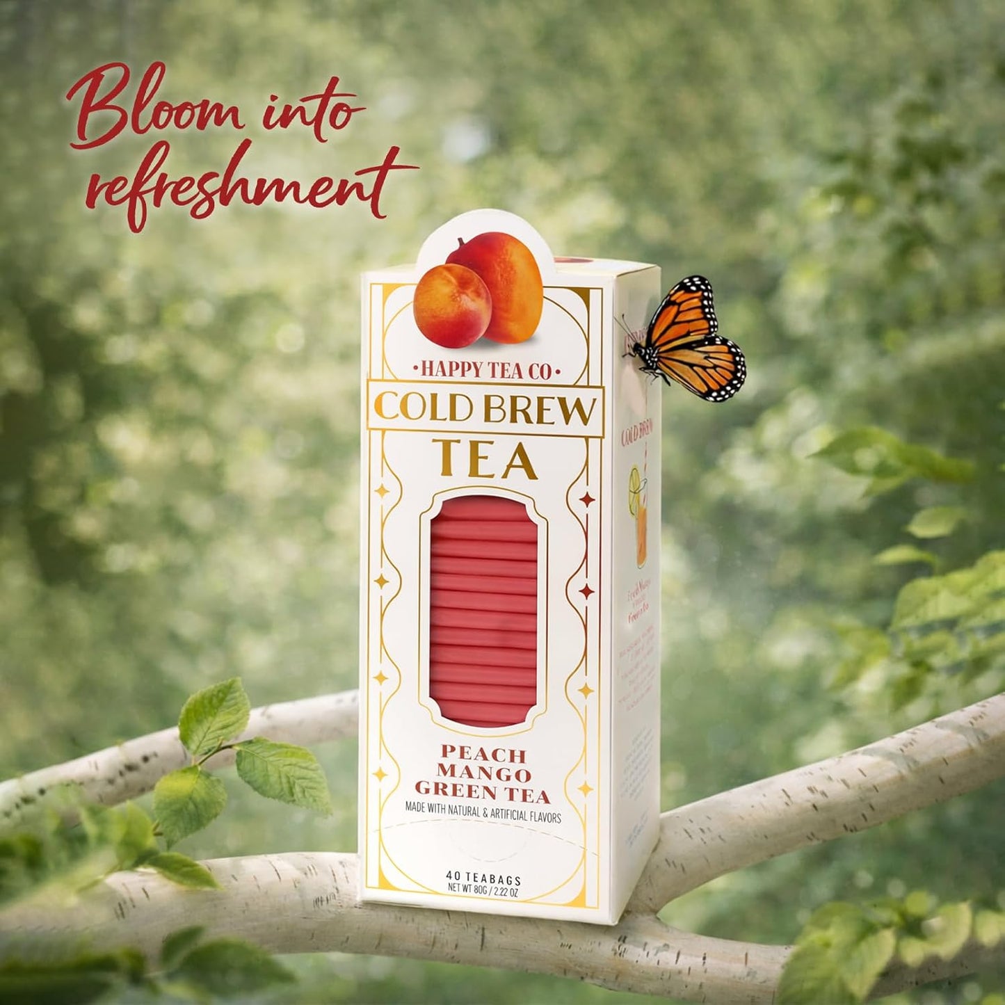 Happy Tea Company Peach Mango Cold Brew Tea