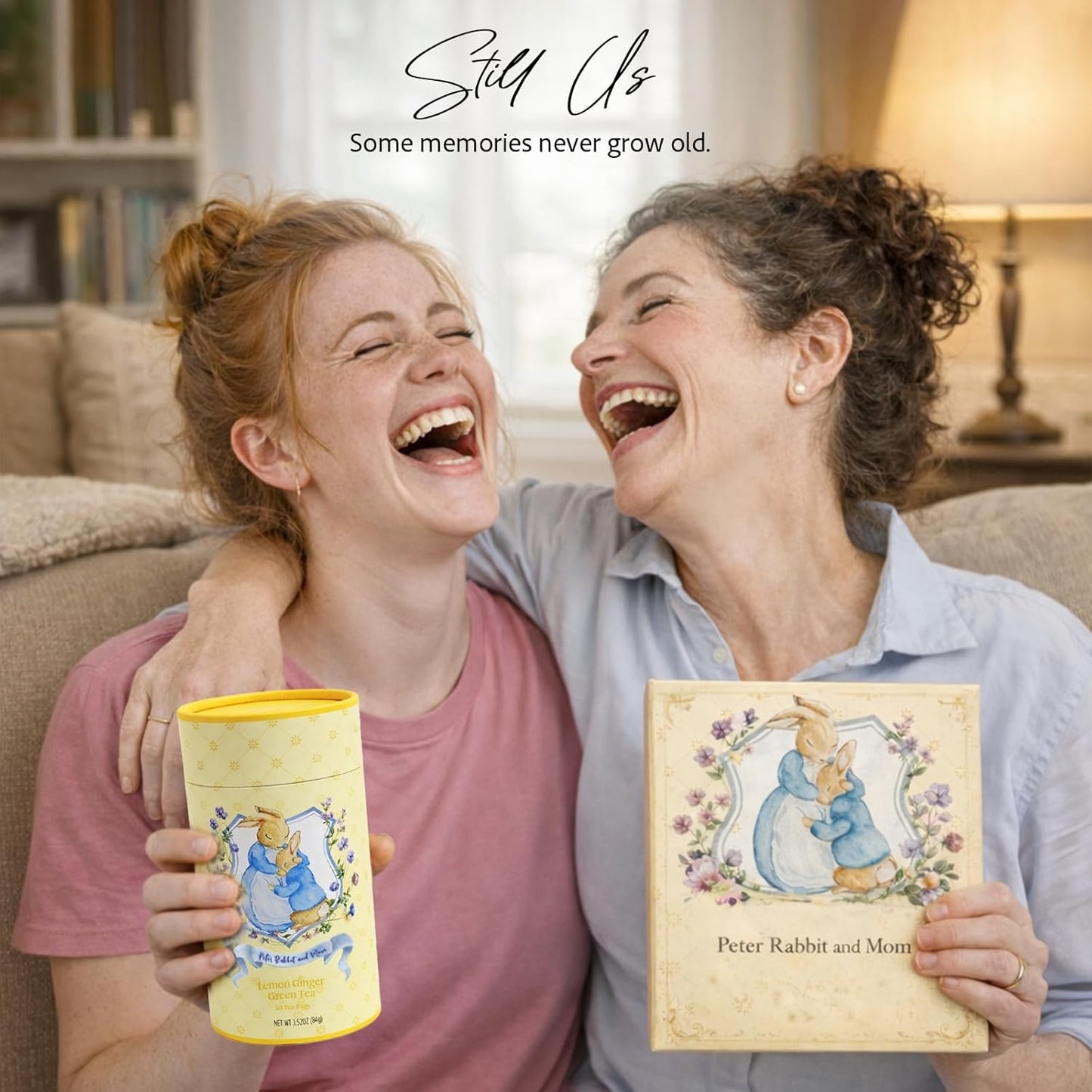 Peter Rabbit and Mom Lemon Ginger Green Tea