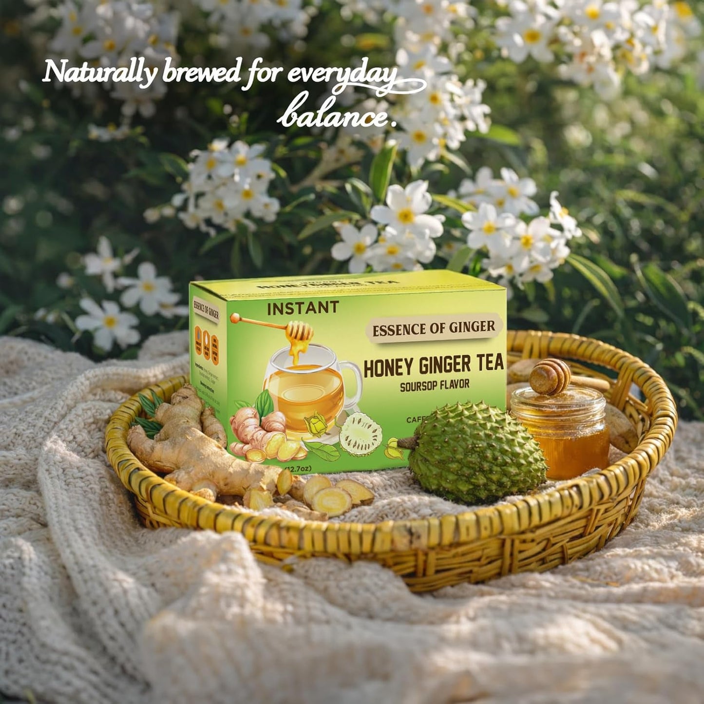 Essence of Ginger Honey Ginger Soursop Herbal Tea