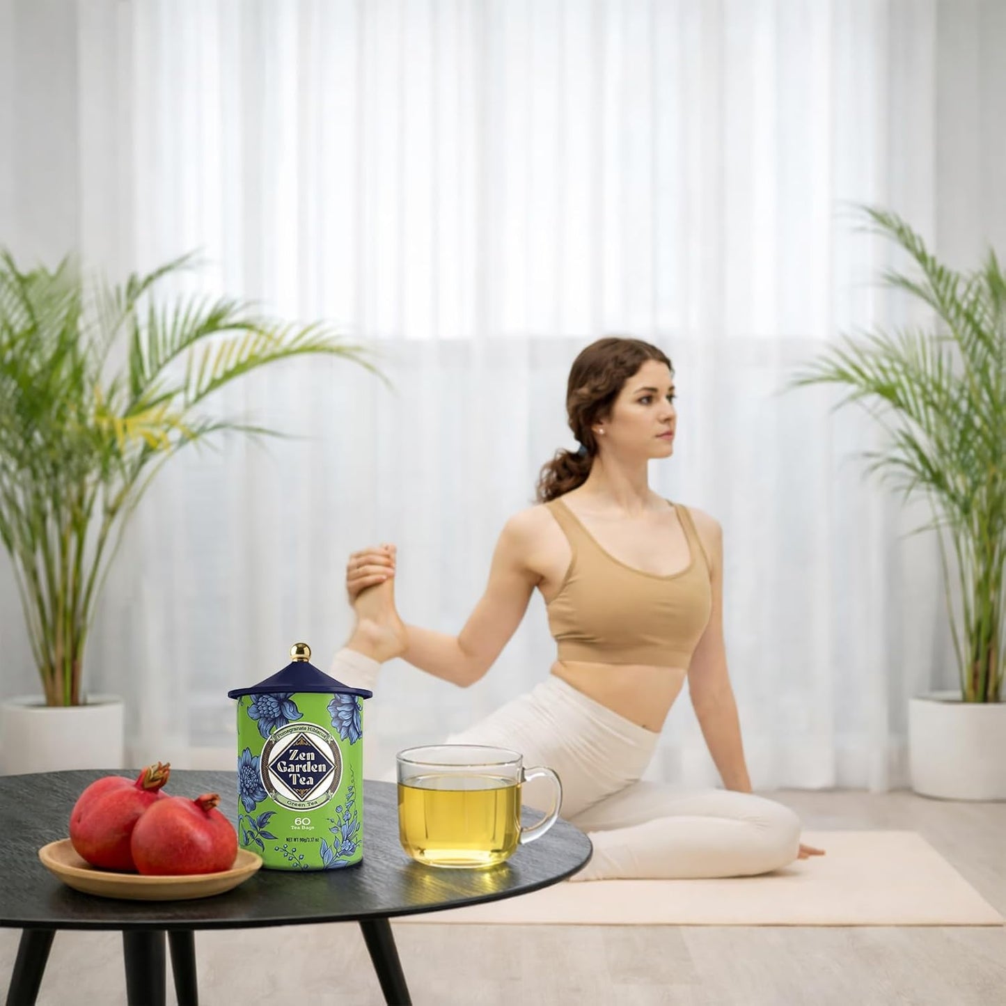 Zen Garden Pomegranate Hibiscus Green Tea