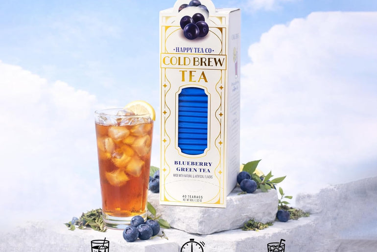 Happy Tea Company Blueberry Cold Brew Tea