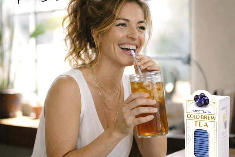 Happy Tea Company Blueberry Cold Brew Tea