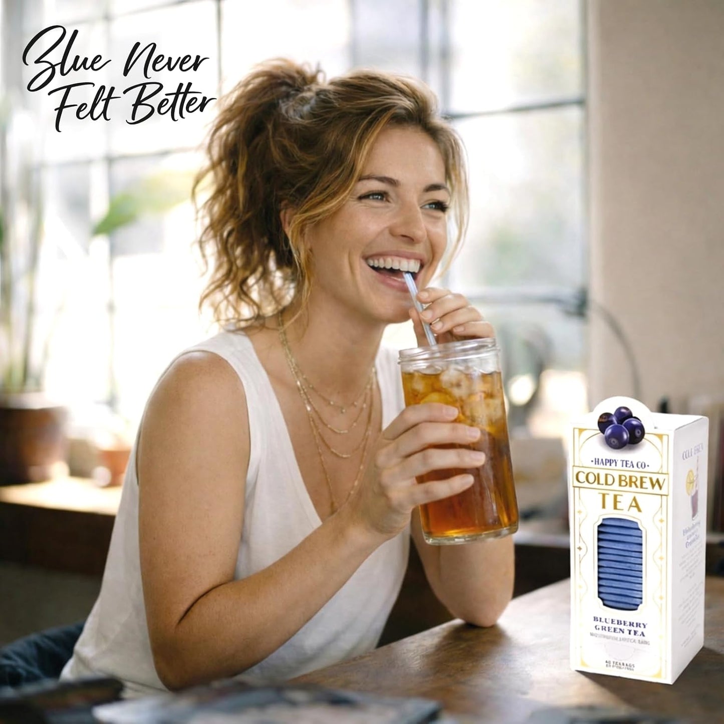 Happy Tea Company Blueberry Cold Brew Tea