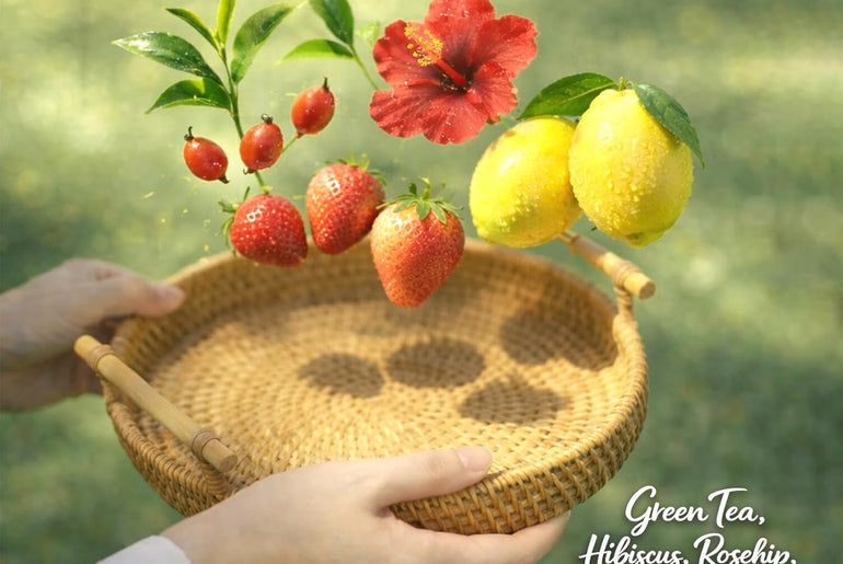 Happy Tea Company Strawberry Lemon Cold Brew Tea