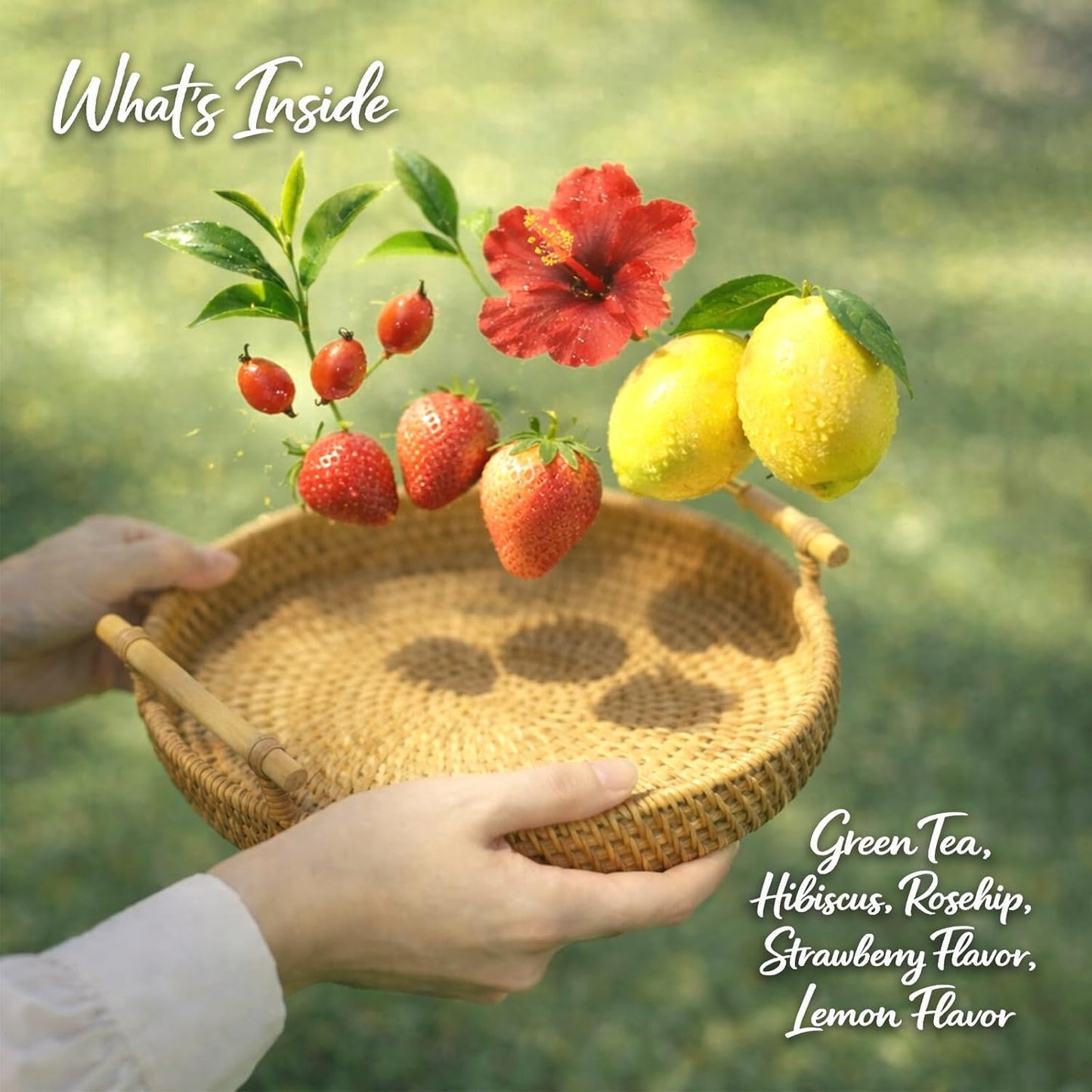 Happy Tea Company Strawberry Lemon Cold Brew Tea