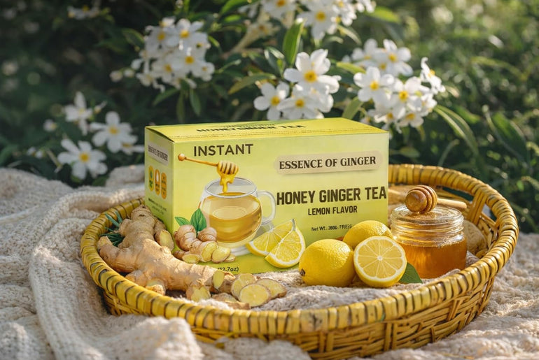 Essence of Ginger Honey Ginger Lemon Herbal Tea
