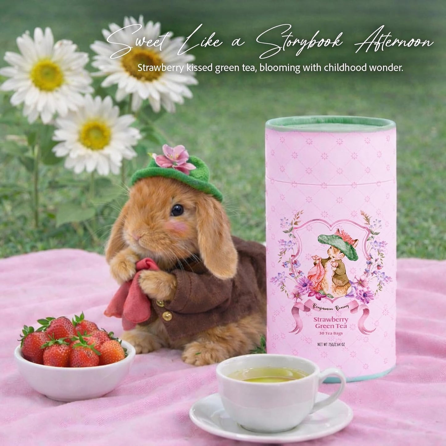 Benjamin Bunny Strawberry Green Tea