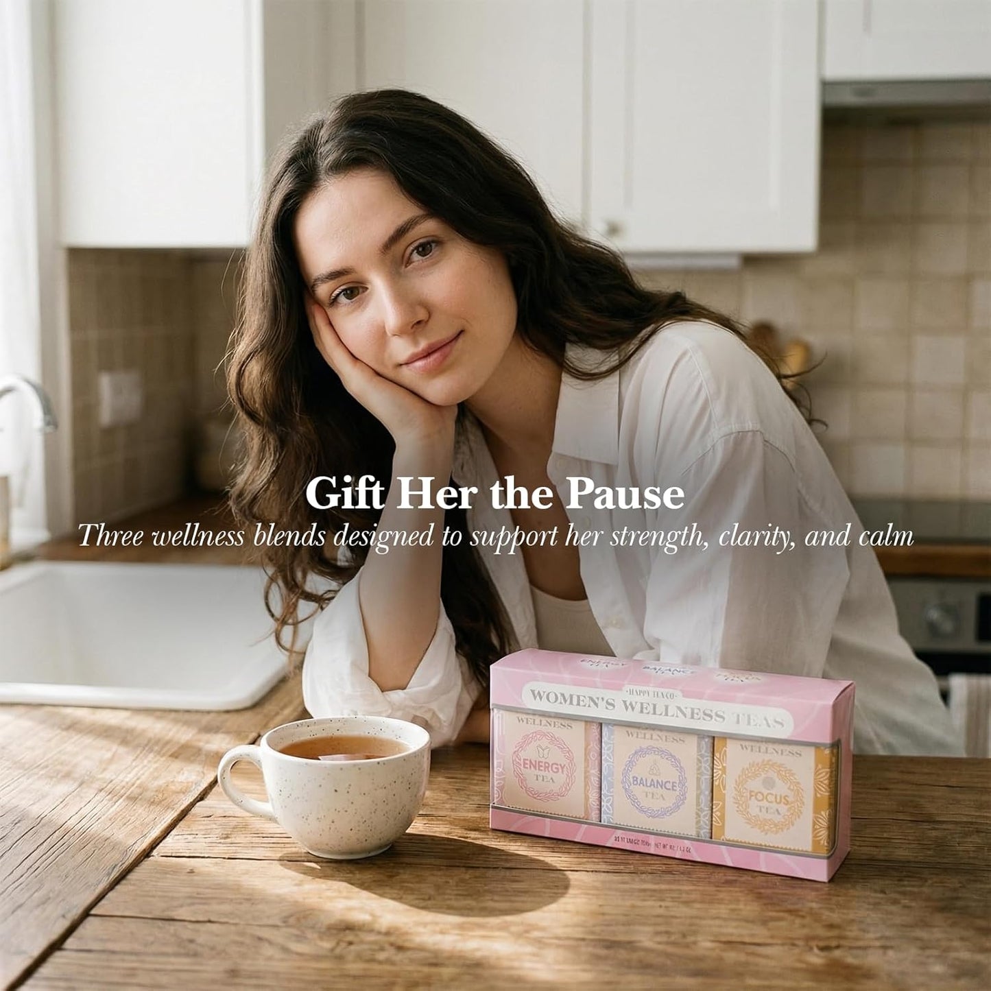 Happy Tea Company Women’s Wellness Tea Set 60 Tea Bags