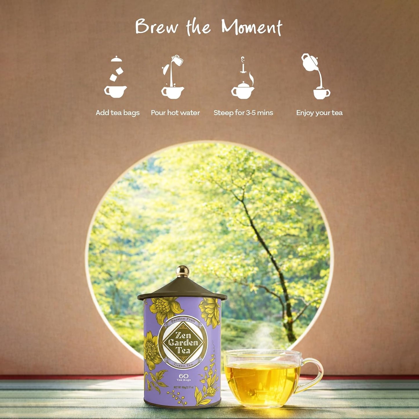 Zen Garden Passion Fruit Green Tea