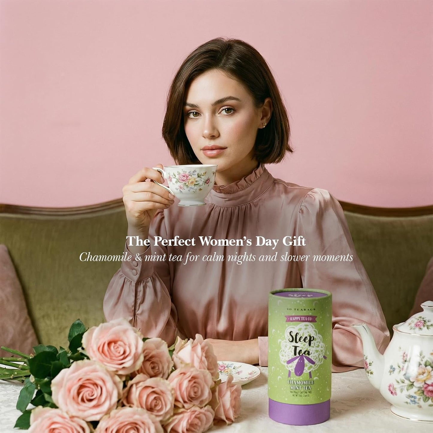 Happy Tea Company Sleep Tea Chamomile Mint Tea