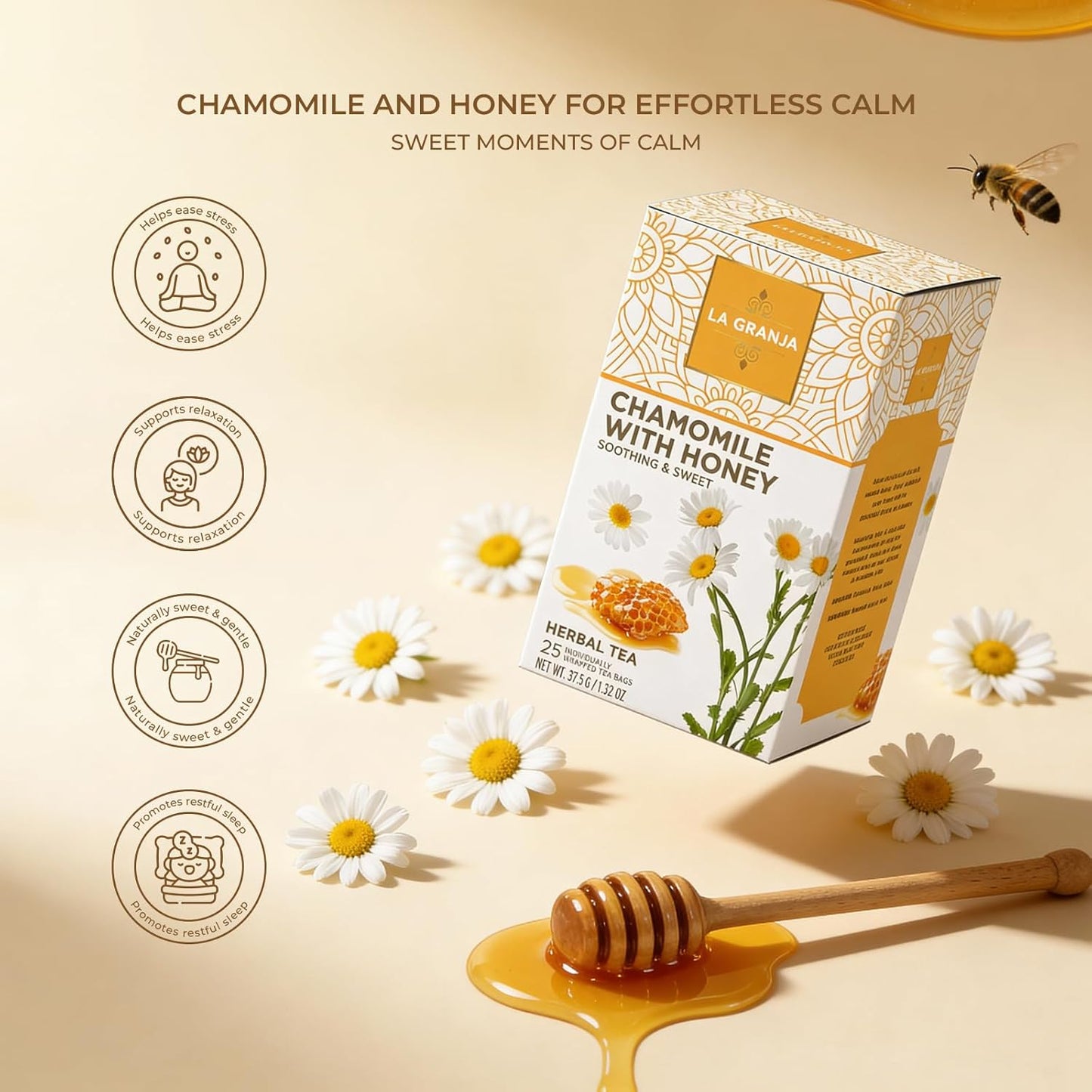 La Granja Pure Chamomile Honey Tea