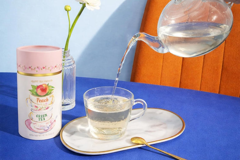 Happy Tea Company Peach Green Tea