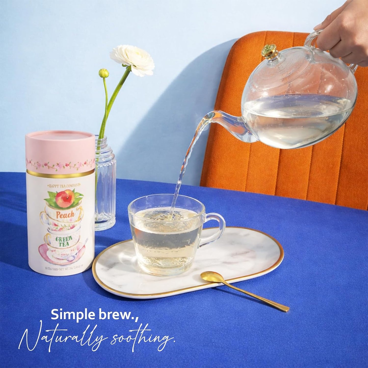 Happy Tea Company Peach Green Tea