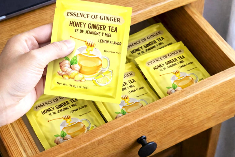 Essence of Ginger Honey Ginger Lemon Herbal Tea