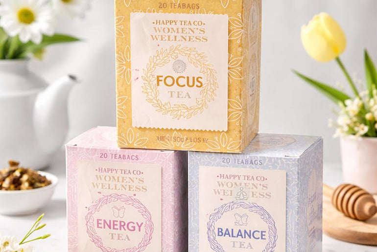 Happy Tea Company Women’s Wellness Tea Set 60 Tea Bags