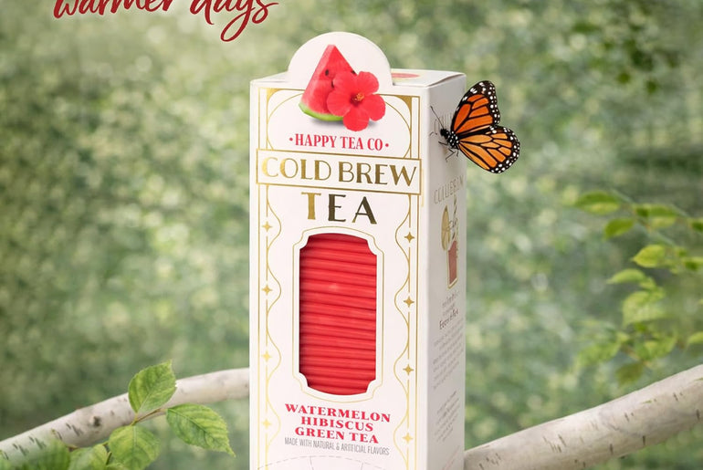 Happy Tea Company Watermelon Hibiscus Cold Brew Tea