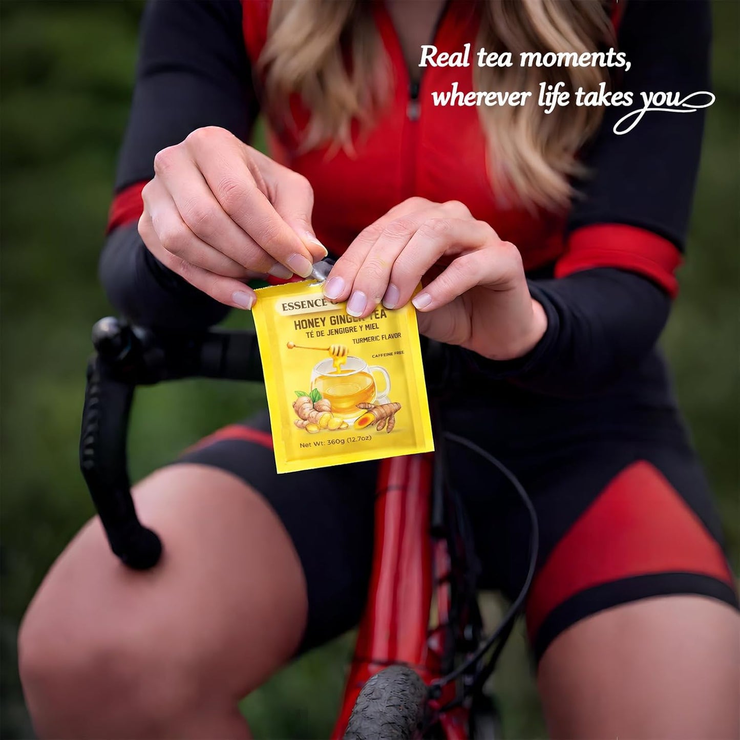 Essence of Ginger Honey Ginger Turmeric Herbal Tea