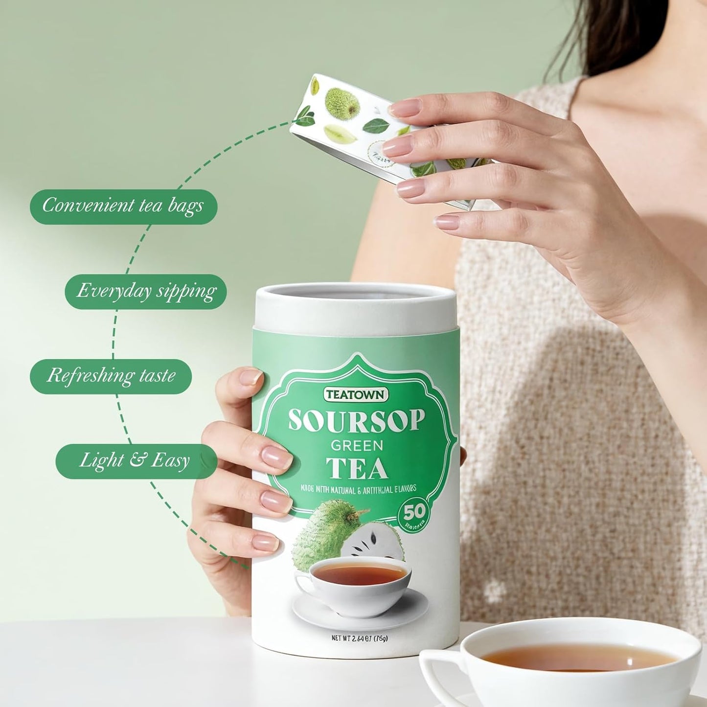 Tea Town Soursop Green Tea