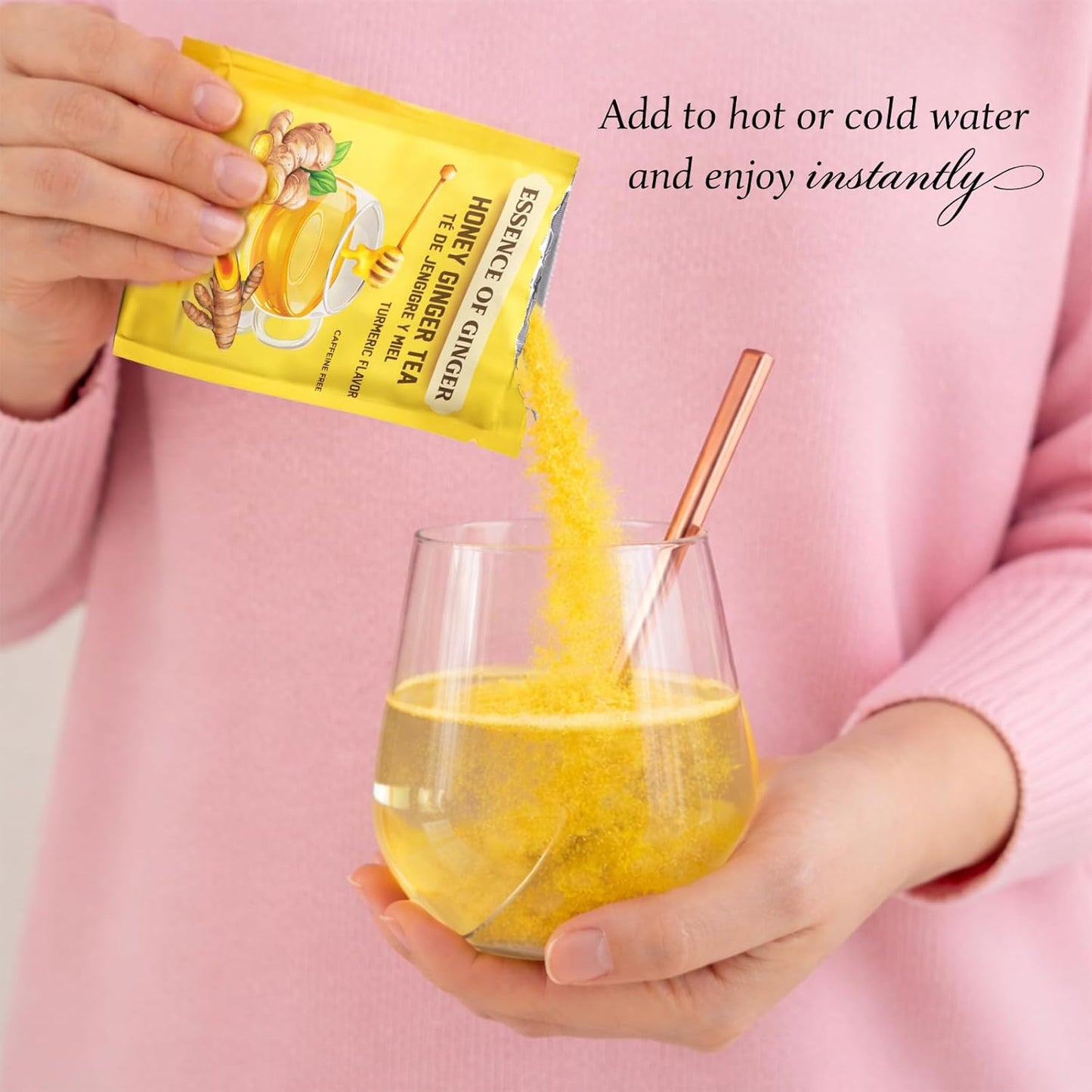 Essence of Ginger Honey Ginger Turmeric Herbal Tea