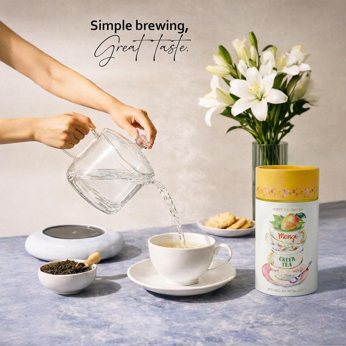 Happy Tea Company Mango Green Tea