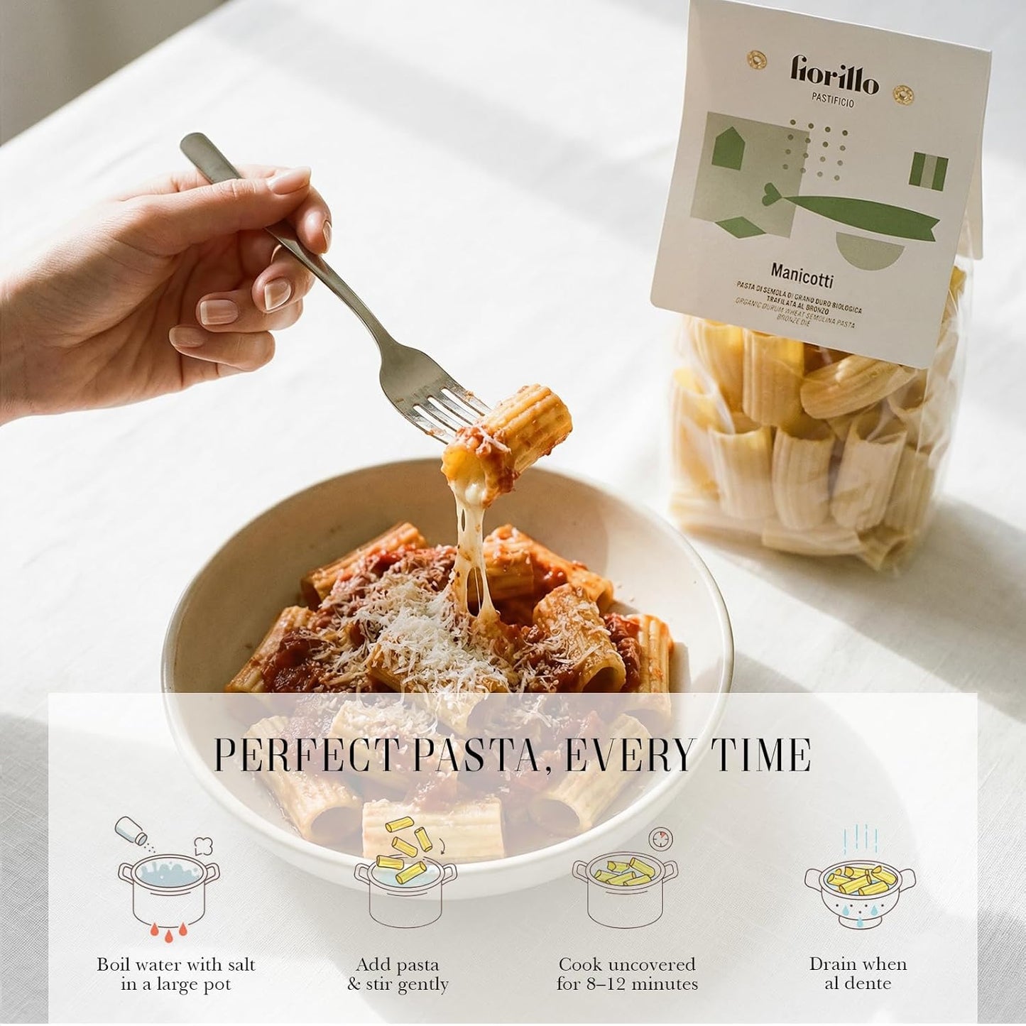 Fiorillo Manicotti Pasta
