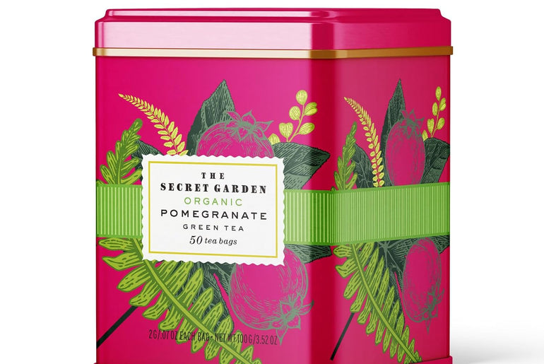 The Secret Garden Organic Pomegranate Green Tea