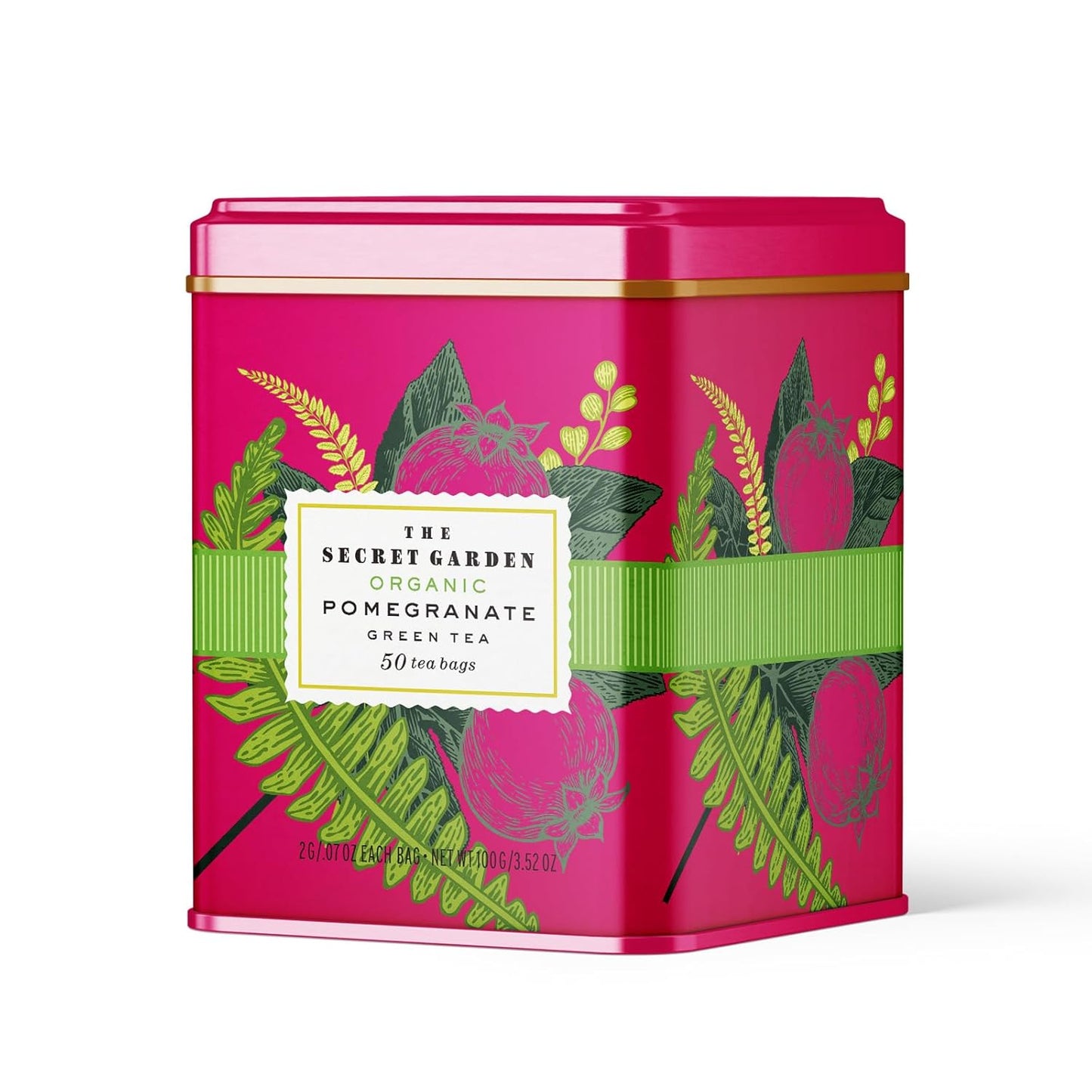The Secret Garden Organic Pomegranate Green Tea