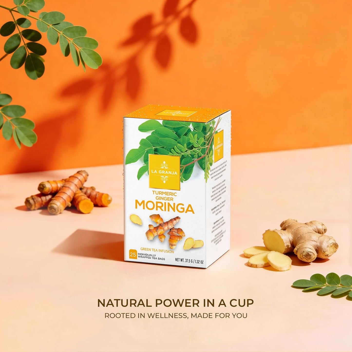 La Granja Turmeric Ginger Moringa Tea
