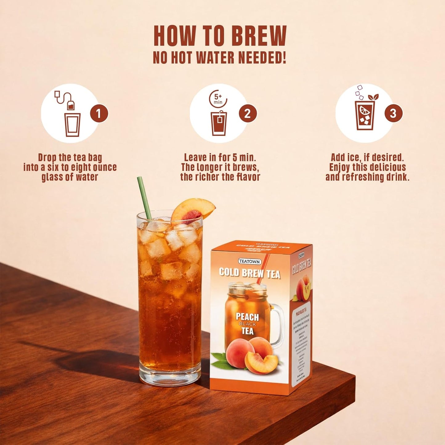 Tea Town Peach Iced Tea