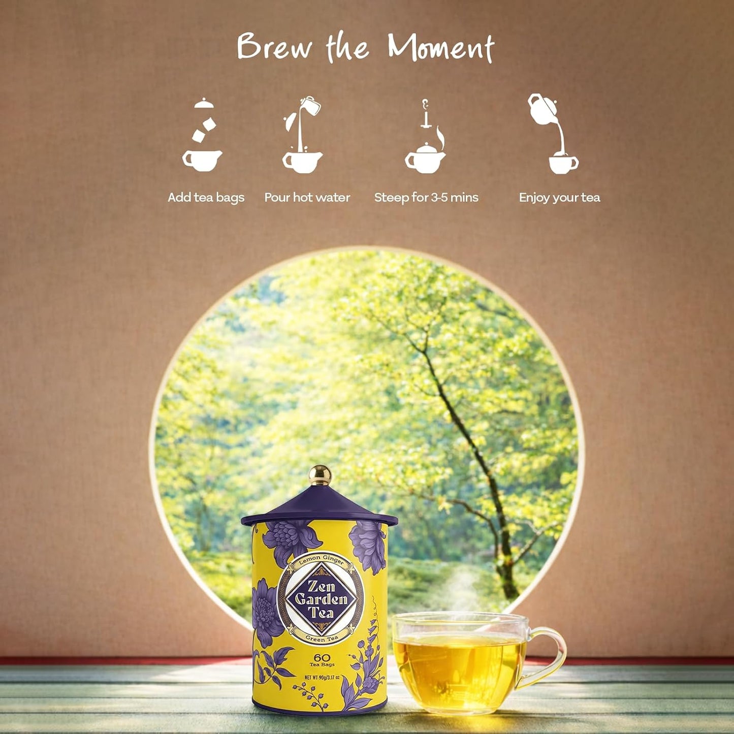 Zen Garden Lemon Ginger Green Tea