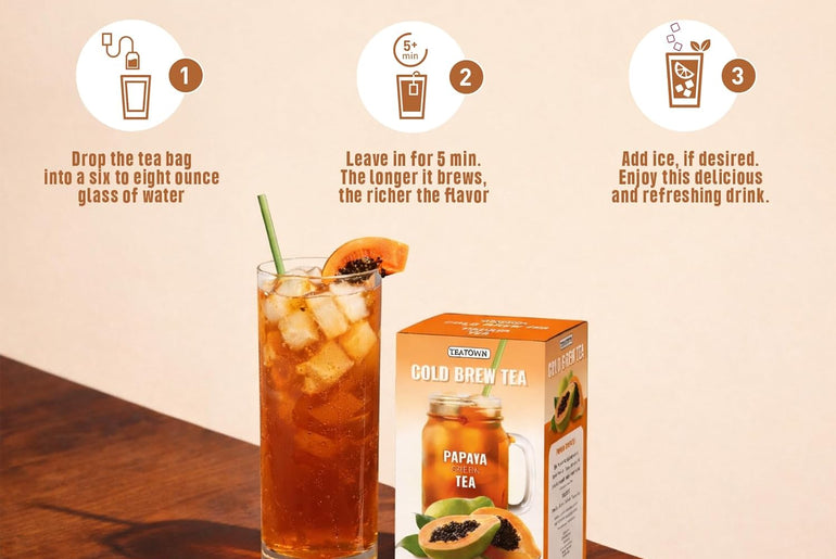 Tea Town Papaya Iced Tea
