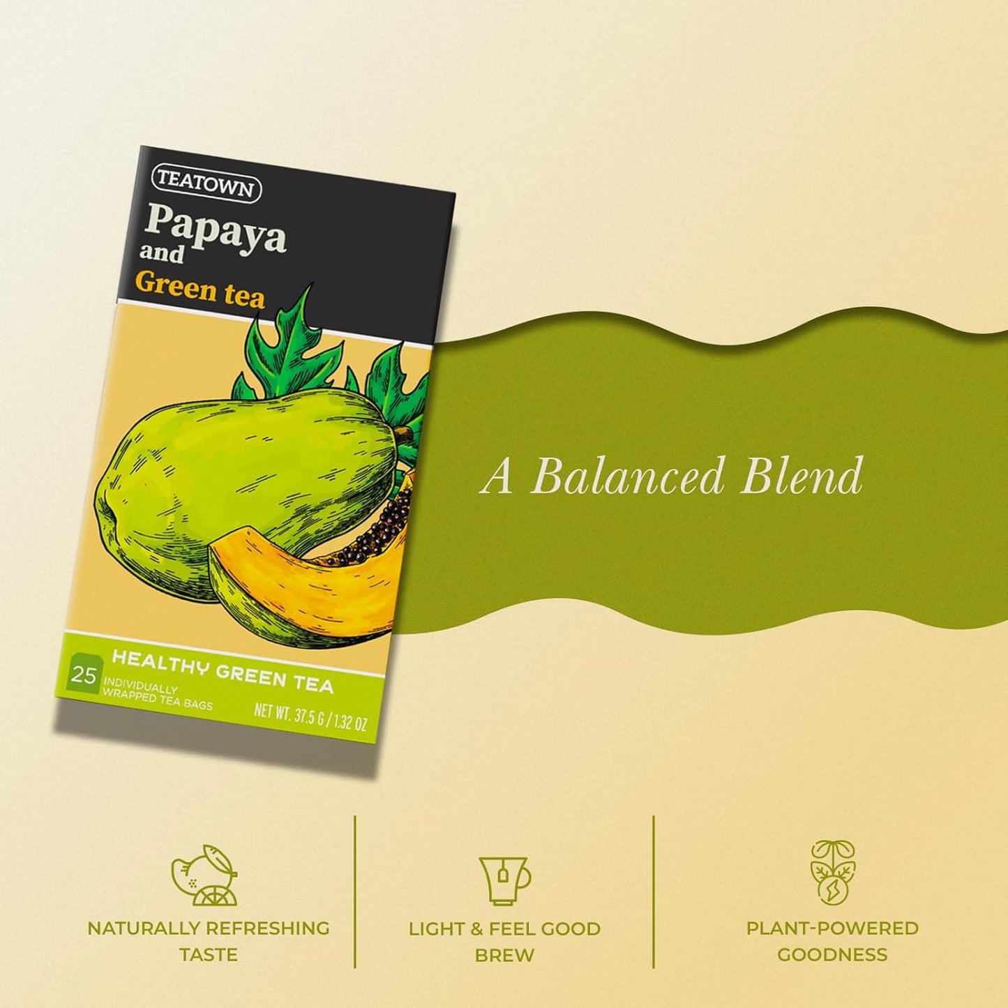 Tea Town Papaya Green Tea