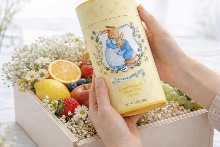 Peter Rabbit and Mom Lemon Ginger Green Tea